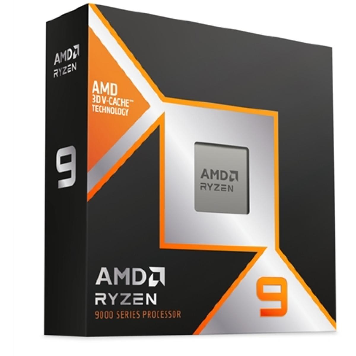 AMD Ryzen 9 9900X3D 12 Core AM5 Processor with Radeon Graphics, 24 Threads, 4.4GHz up to 5.5GHz Boost, 140MB Cache, 120W, No Fan, Radeon Graphics