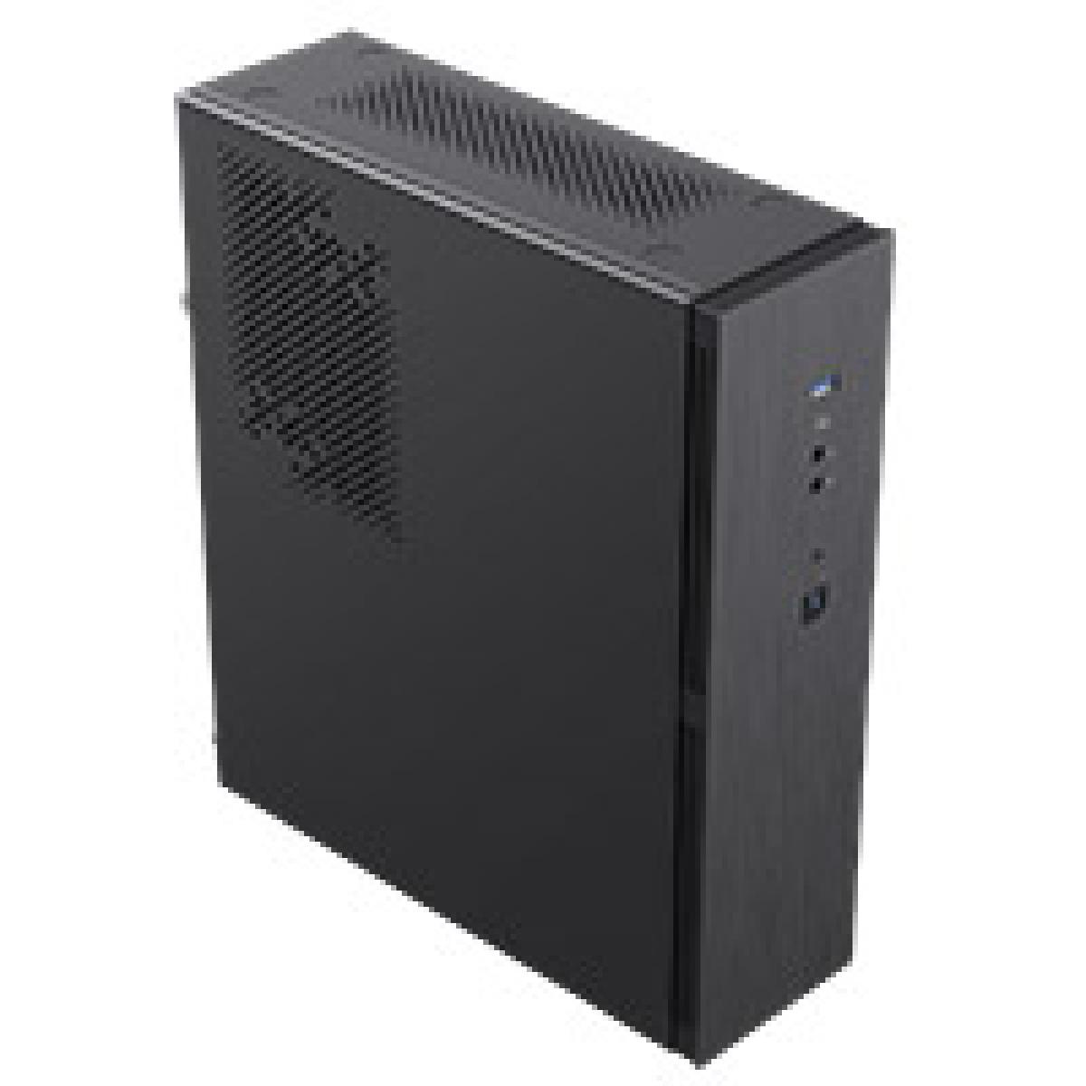 CiT S8i-AC SFF Micro ATX Desktop Case with Brushed Finish Front 8.3 Litre 1 x USB3.0 1 x USB 3.X Type C 1 x 80mm Fan
