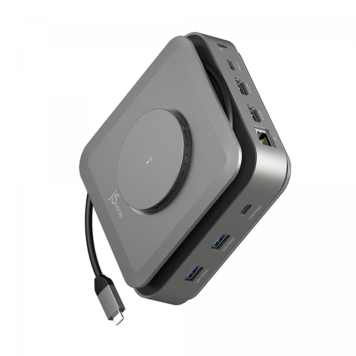 j5create JCD3199 USB-C® Dock Dual 4K HDMI™, Space Grey