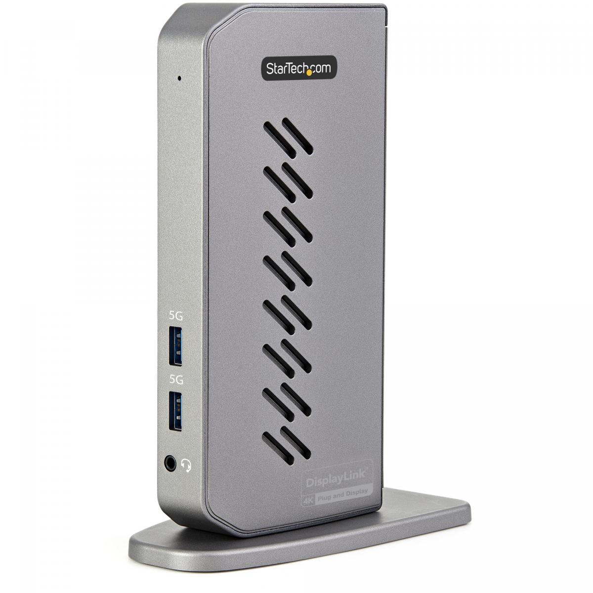 StarTech.com USB-C USB-A Dock - Hybrid Universal USB 3.0 Docking Station for USB-C or USB-A Laptop - Dual Monitor 4K 60Hz HDMI/DisplayPort - 6x USB-A, GbE - USB 3.1 Gen 1 - Windows/Mac